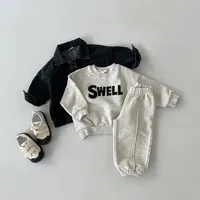 Korea Children Sports Pants Kids Baby Boys Girls Trousers Toddler Pull-On Pant Loose Casual Sport Pants Oversize Jogger Pants 2