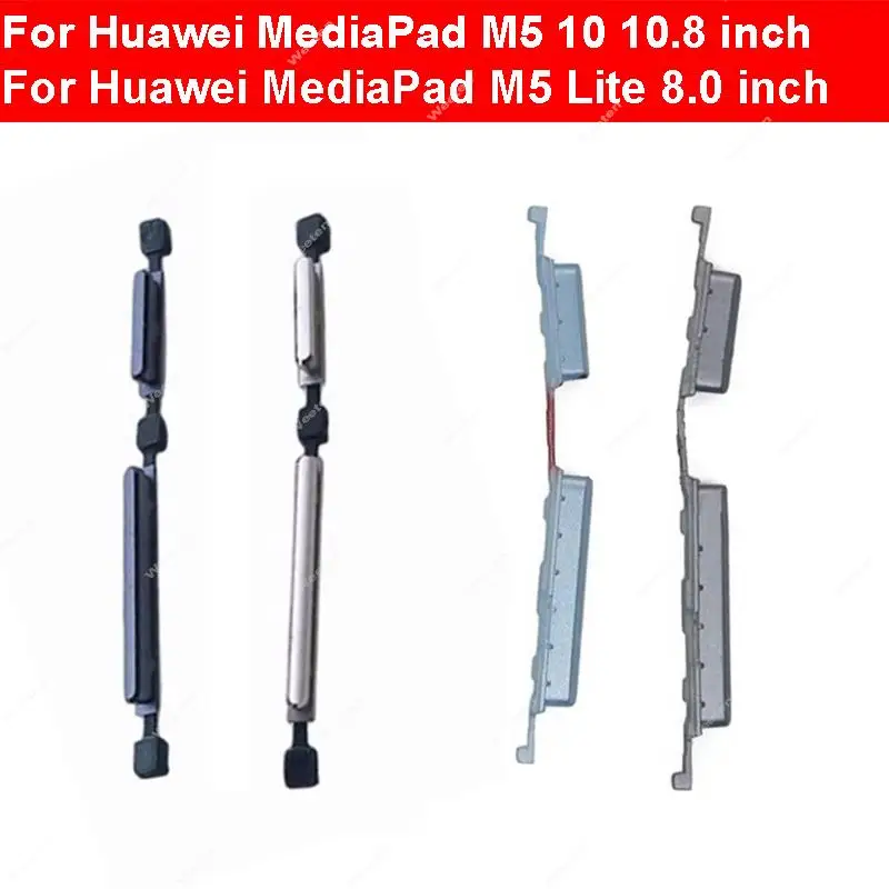 On OFF Power Volume Switch Side Button Key For Huawei MediaPad M5 10.8 CMR-AL09 CMR-W09 M5 Lite 8.0 JDN2-L09