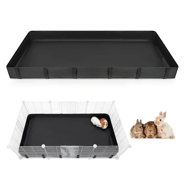 PVC Mesh Cloth Guinea Pig Cage Bottom Waterproof Inner Liner Small Pet Ferrets Rabbits Hamster Hedgehog Habitat Fence Base Pads 3