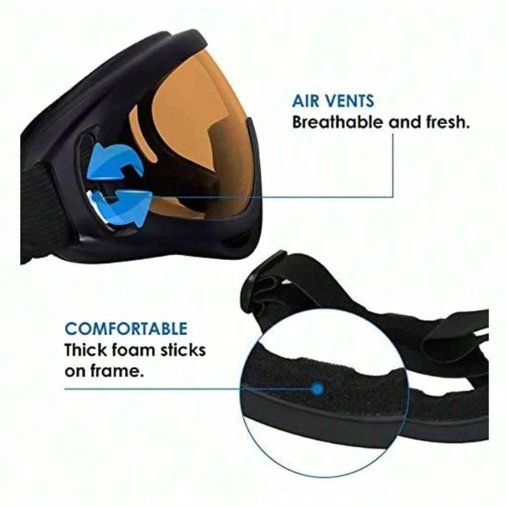 1pcs outdoor riding goggles goggles goggles motorcycle goggles sports Harley tactical windproof mask ski and skateboard sports g 4