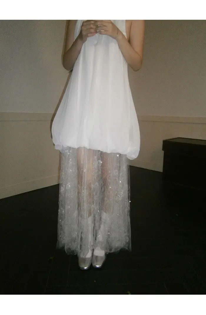 White Dress Women's 2026 Fashion New Summer Design Sense High Sense Long Dress Skirt 6