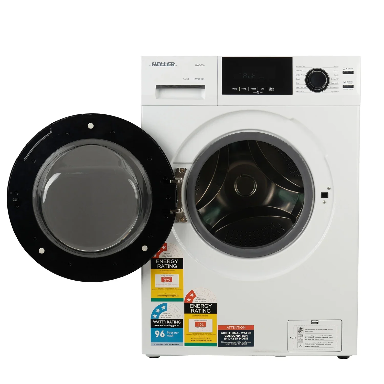 Washer, Dryer, Front Loading 2-in-1 Mini Washing Machine 3