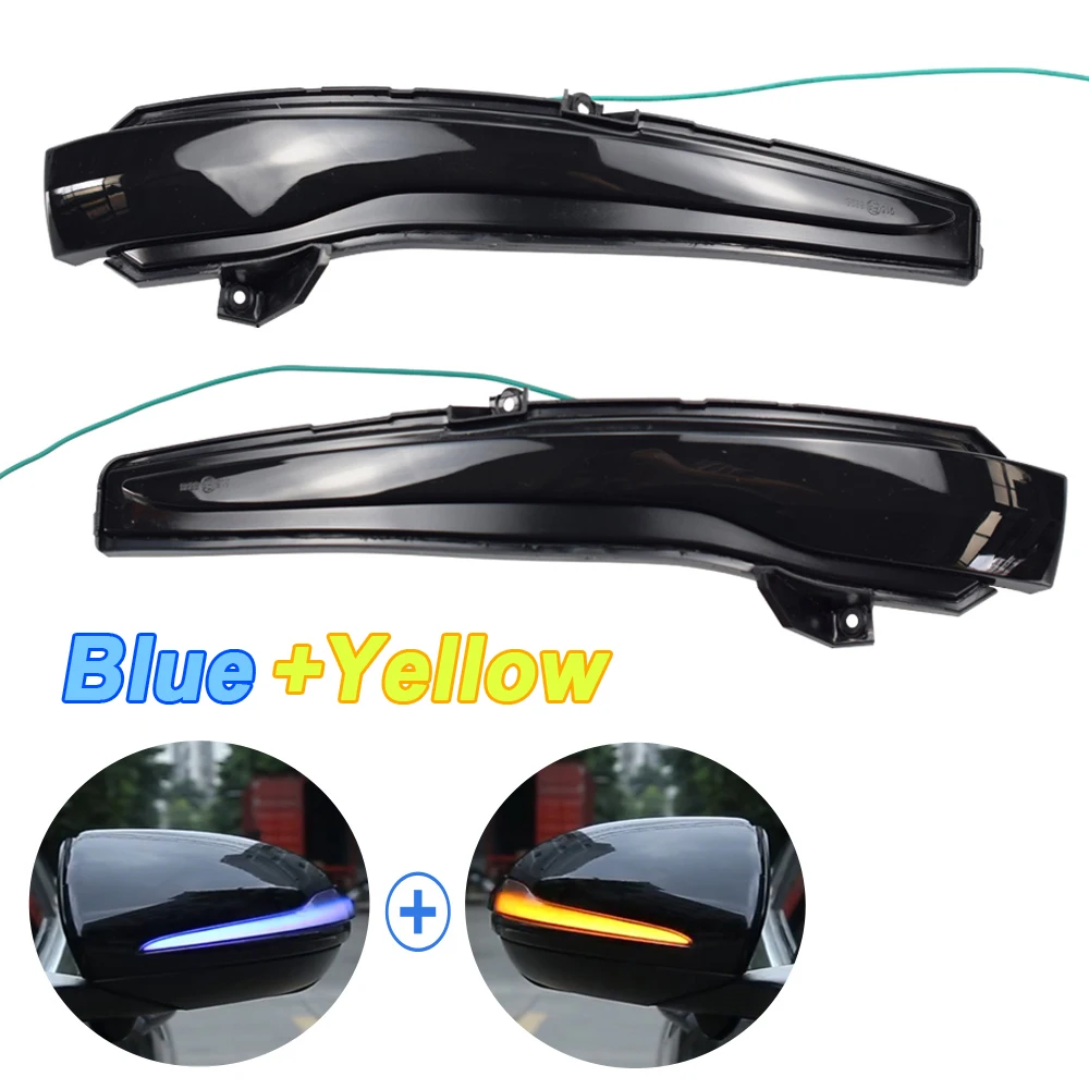 2 stücke Dynamische Blinker Für Mercedes Benz C E S GLC W205 X253 W213 W222 V Klasse W447 LED Blinker licht Seite Spiegel Anzeige – Detail 4