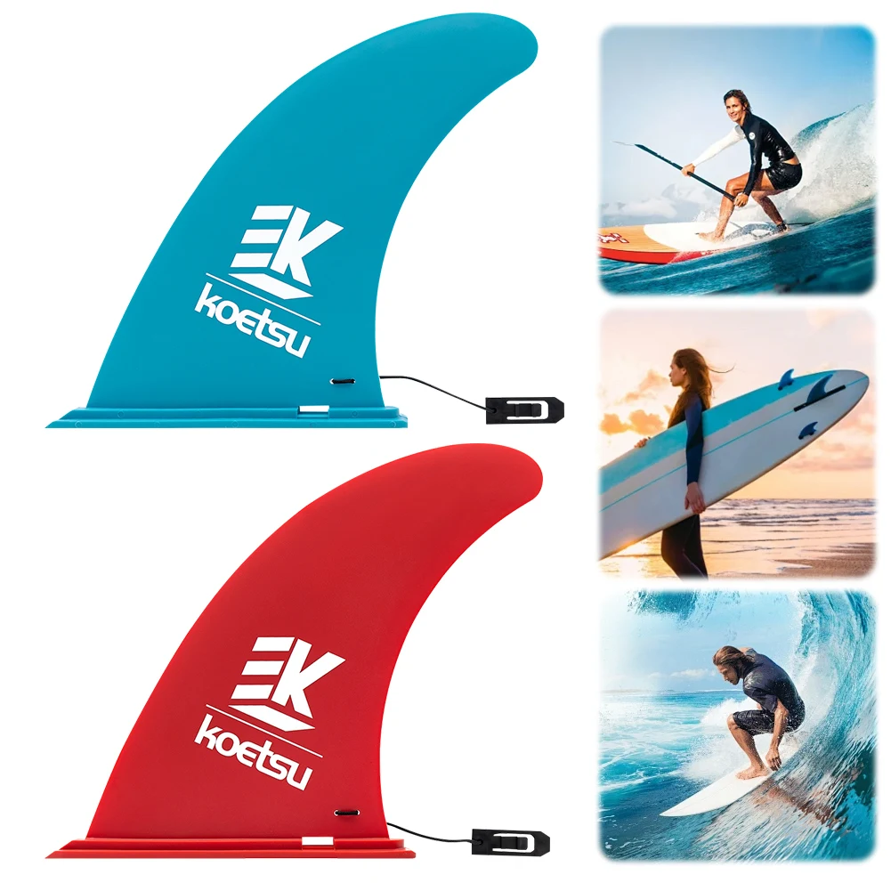 Paddle Board Fin SUP Center Fin No-Tool Installation Single Center Fin Improves Stability for Paddle Board Longboard