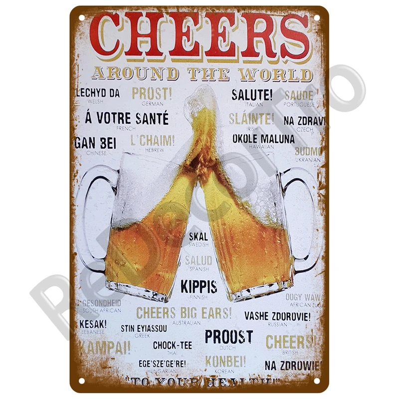 Bier Vintage Metall Zeichen Whisky Zinn Zeichen Poster Platte Hause Wand Dekor Für Pub Bars Cafe Clubs Retro Plaque Malerei Mann Höhle – Detail 18
