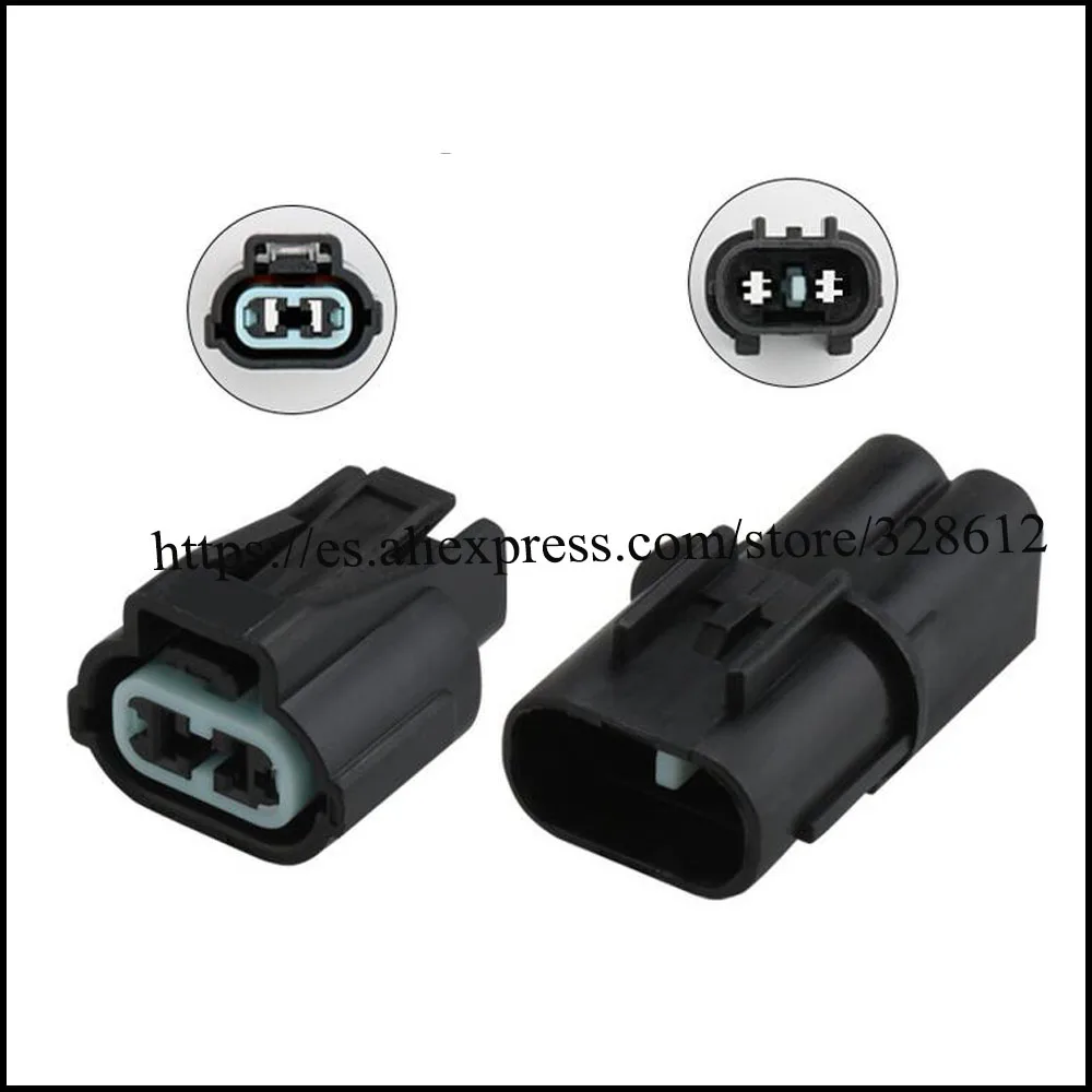 

100SET DJ7023C-2.8-21 car male Connector cable Terminal jacket auto socket 2 pin female Connector automotive plug PB045-02027