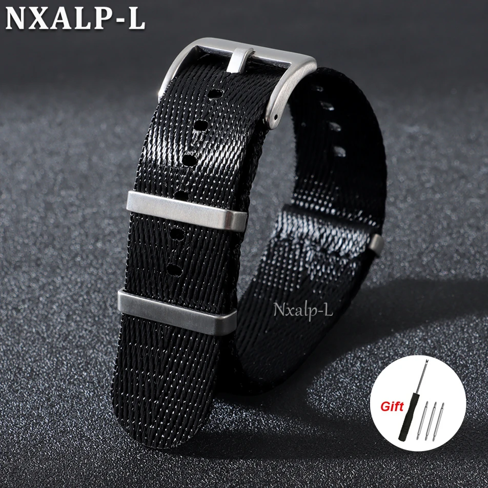 Versatile Woven Nylon Watch Strap – Military Sports Style Wristband