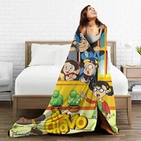 Baby Blankets El Chavo Del Ocho Cartoon Flannel Winter Anime Breathable Warm Throw Blankets for Sofa Travel Quilt 1