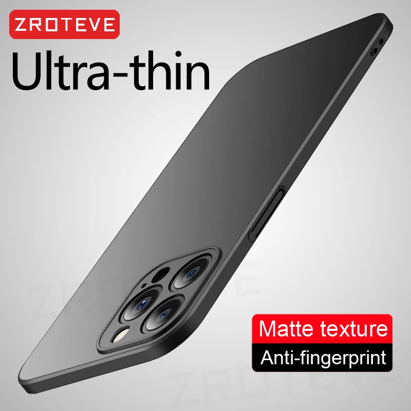Per Iphone15 Pro Case Zroteve Luxury Slim Matte Hard Pc Cover Per Iphone 15 14 13 12 11 7 8 Plus X S Xr Xs Max Se 2 3 2020 Custodie