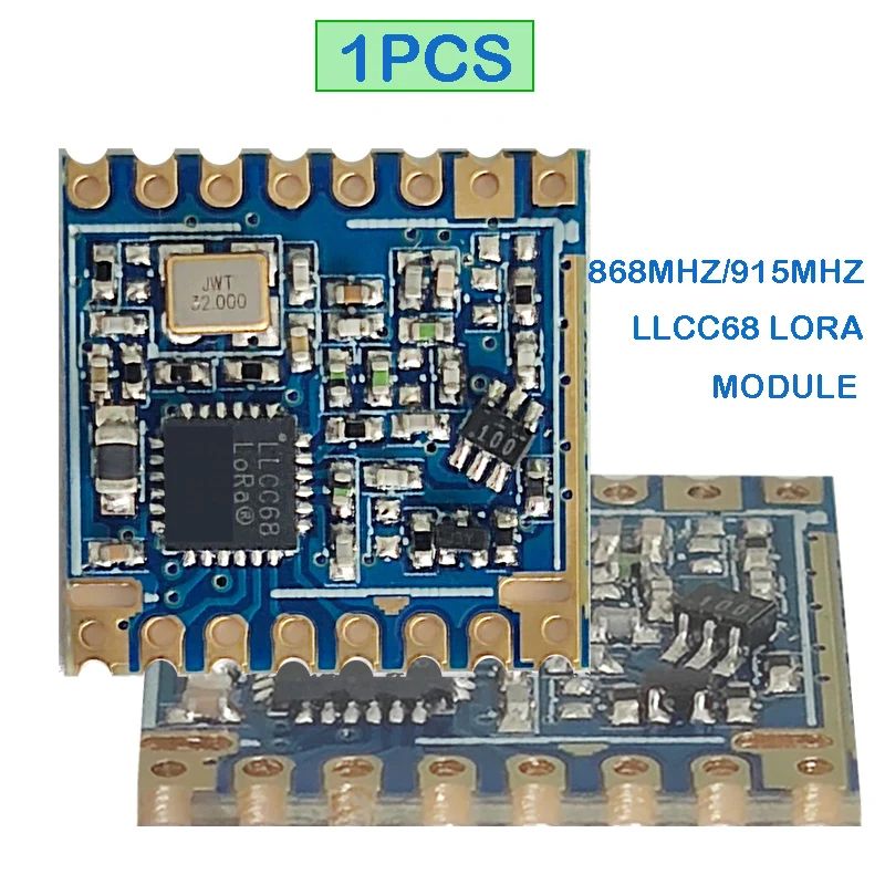 Беспроводной модуль GWS 1P LLCC68 868 МГц 915 МГц LoRa ETSI EN 300 220 FSK GFSK, беспроводной передатчик, приемник