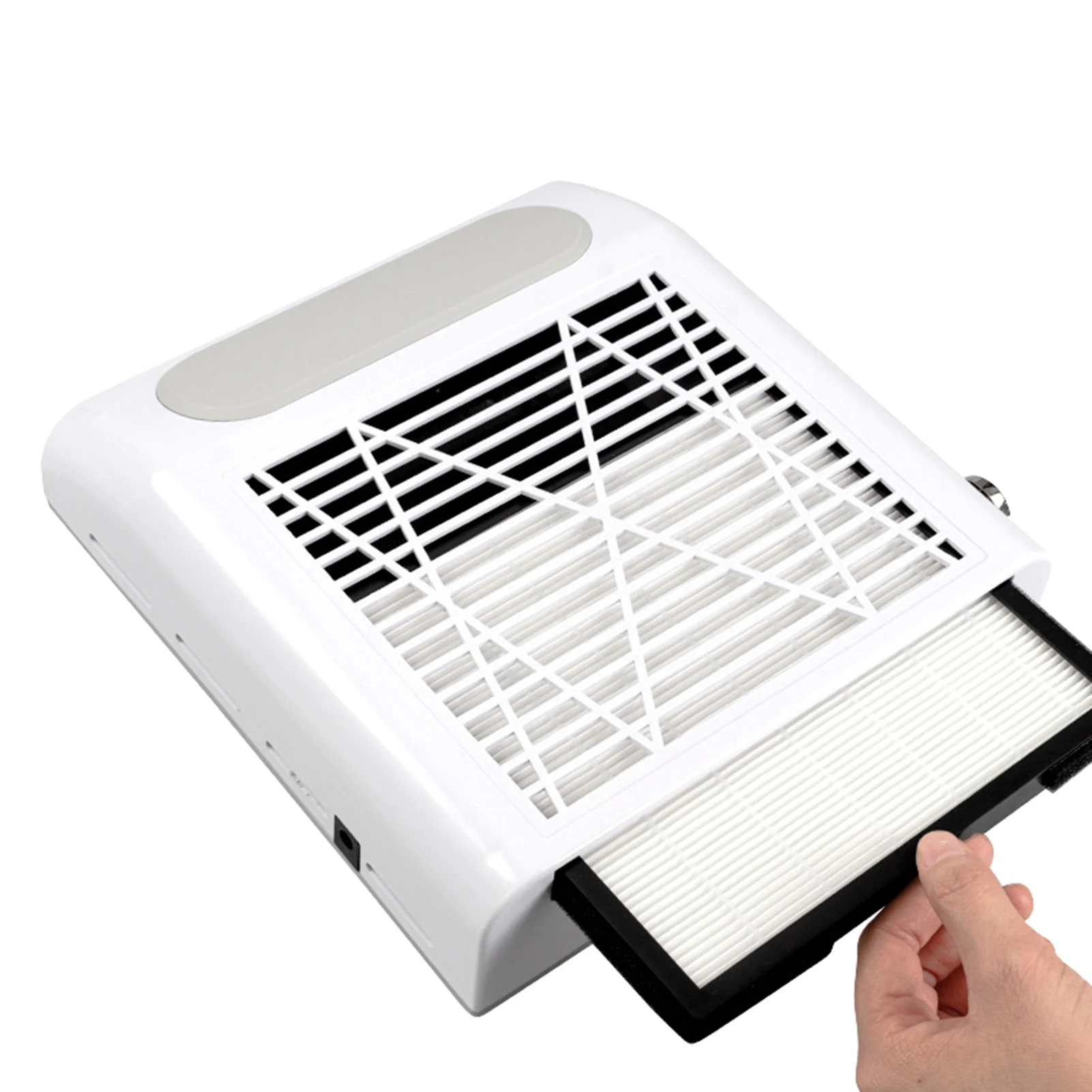 Nail Vacuum Cleaner 80W High Power Dust Extractor For Nail Low Noise Nail Dust Collector Absorber For Gel Nails Polishing Filing