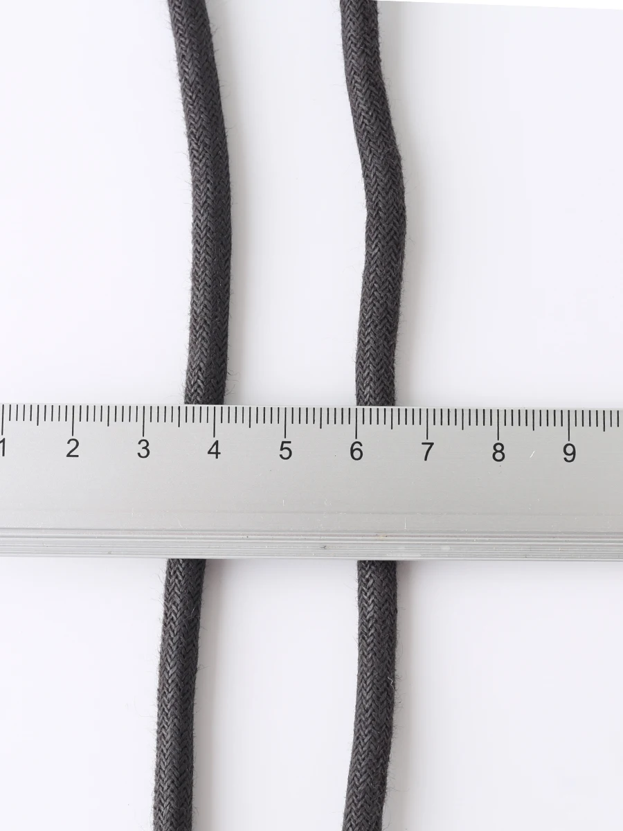 Round Cotton Shoelaces 6mm diameter 100/120/140cm for Shoes