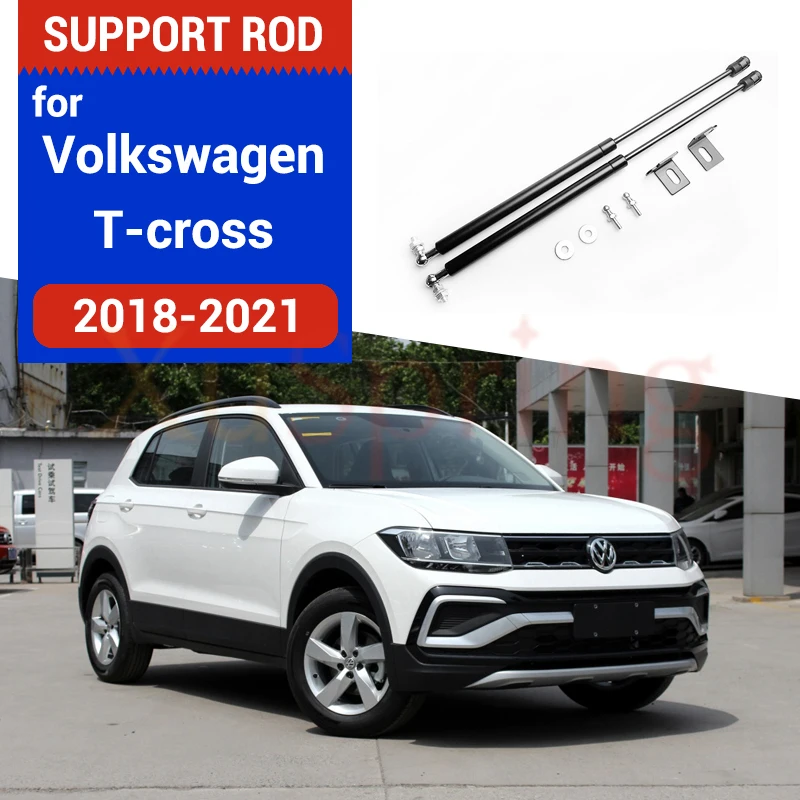 

Car Accessories Bonnet Hood Engine Cover Lifting Support Hydraulic Rod Strut Bars For VW T-cross Tcross 2019 2020 2022 2023 2024