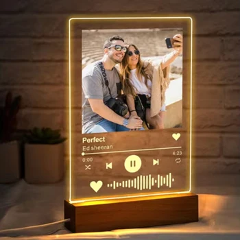 Personalized LED Spotify Acrylic Plaque 1
