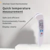 Foldable Instant Read Meat Thermometer Magnetic Stainless Steel Kitchen Food Probe Water Cooking BBQ Digital Meat Thermometer 4