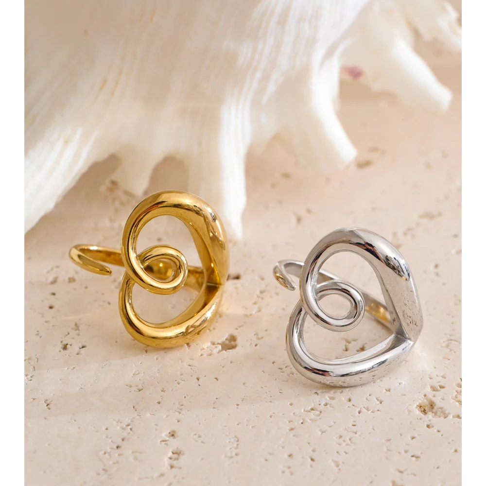 Yhpup Minimalist Stainless Steel Ring