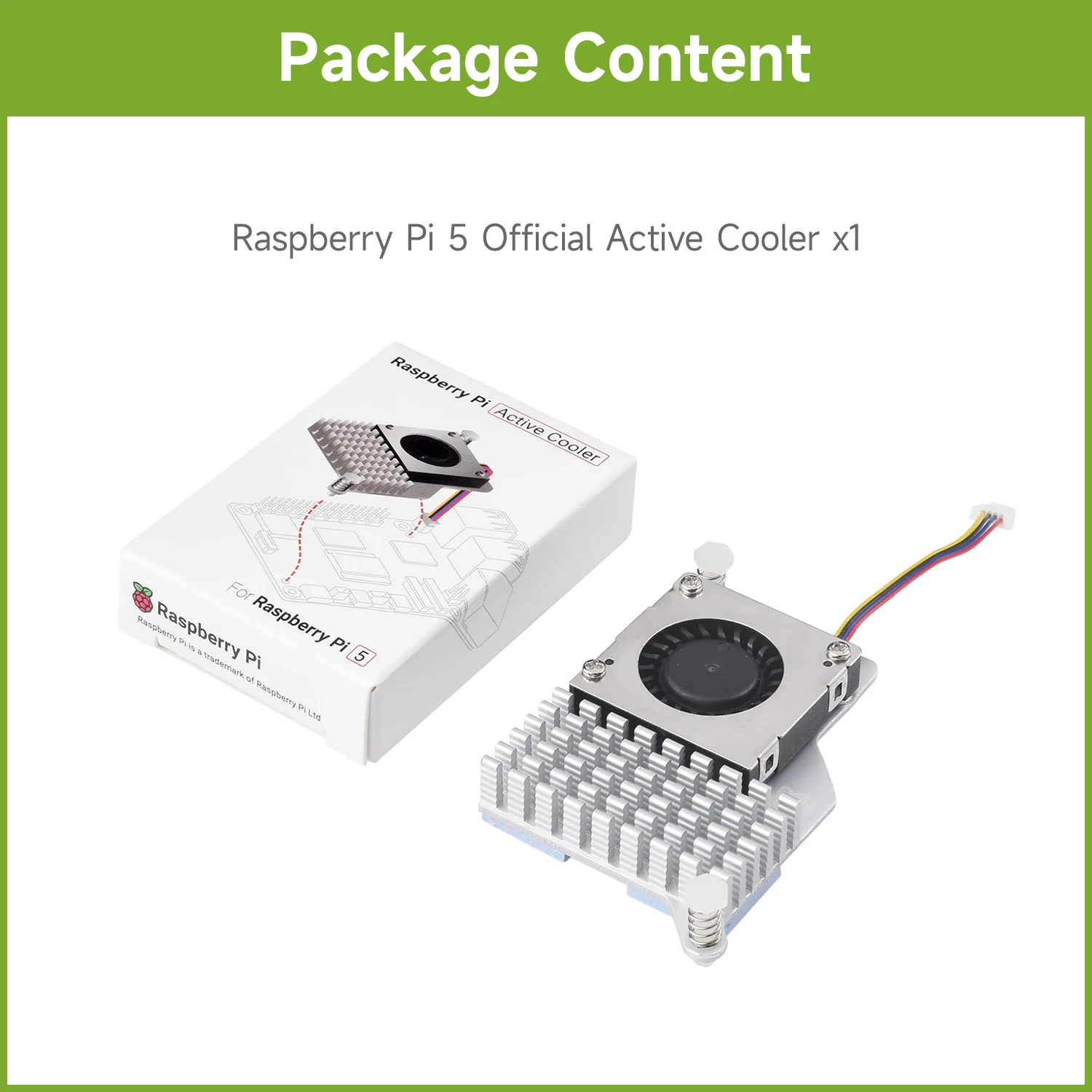 5 Active Cooler Heatsink/Fan - Raspberry Pi