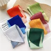 Pleated Ribbon Scarf Solid Print Crumpled Scarf Long Bandelet Headscarf Headband Women Hair Bands Scrunchies Bag Hat Decoration 1