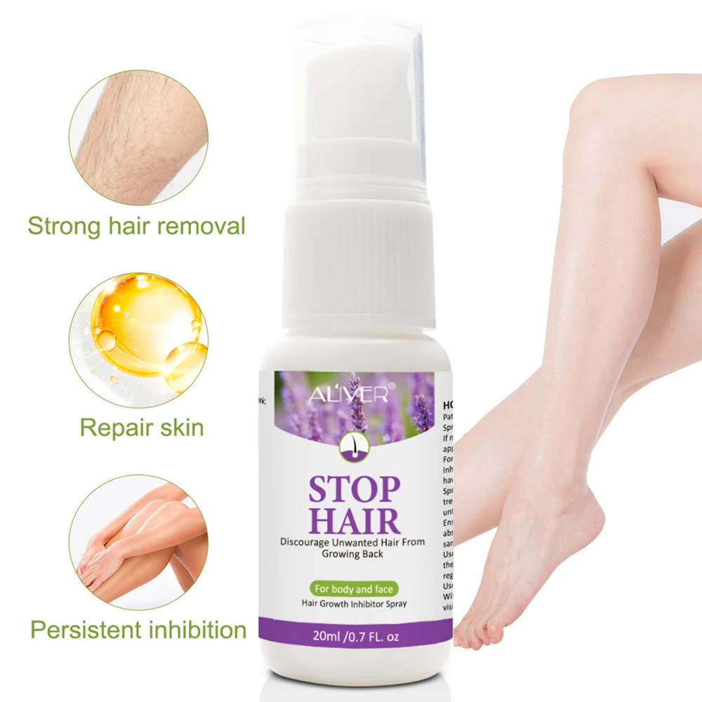 

20ML Painless Permanent Hair Removal Spray Powerful Painless Prevents Hair Growth and Reduces Pores Gently and Safely воскоплав