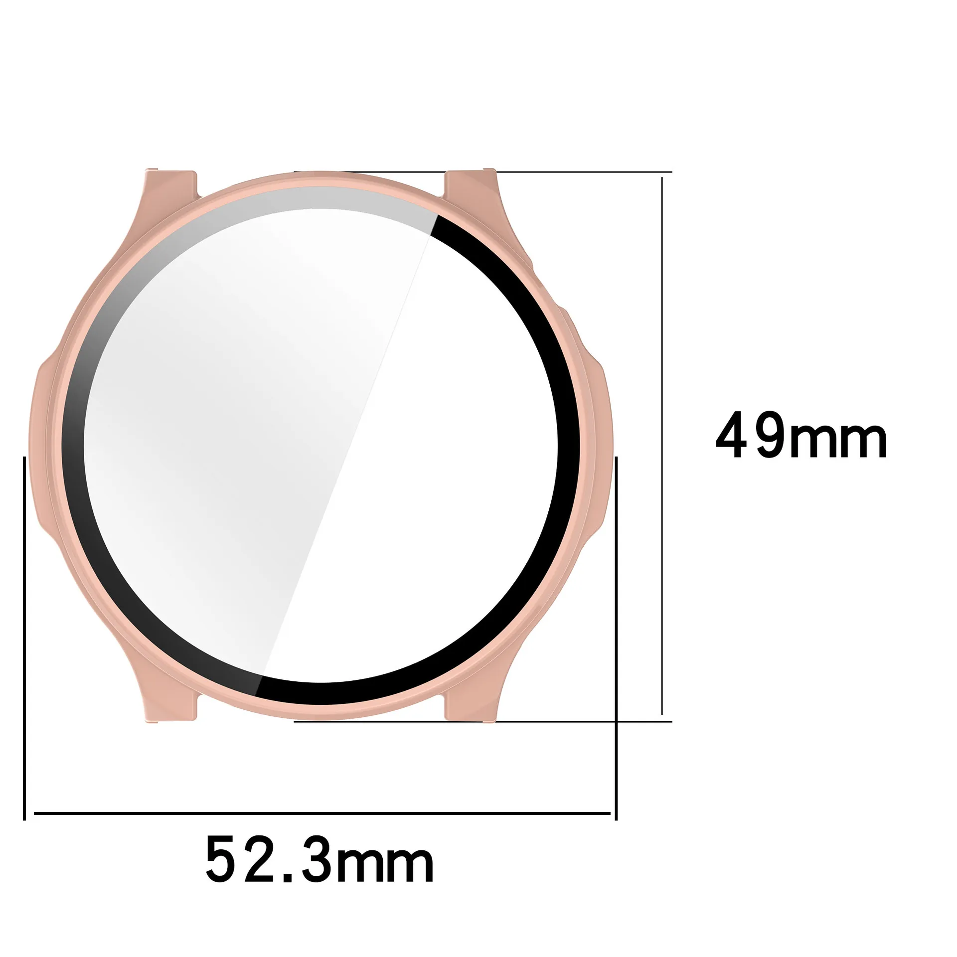 Coque De Protection Pour Amazfit Balance 2 – Avec Verre Trempé – TPU Transparent Anti-bulles – 2 Pièces
