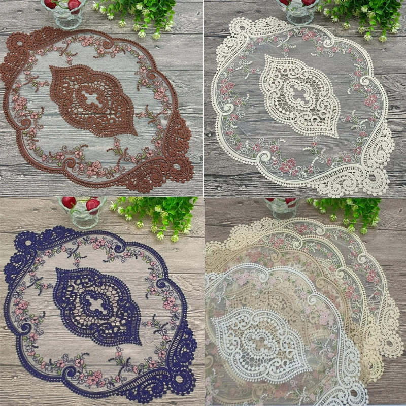 Lace Placemat Dining Table Table Cloth Mat Placemat Retro