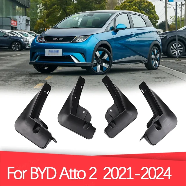 Wheel Mud Flaps Car Modification Accessories Splash Guards Mud Fenders Kit For BYD Dolphin EA1 Atto 2 2021 2022 2023 Mudflaps 1