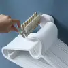 Clothes Hanger Storage Rack Hanger Stacker Wide Applications Saving Space Abs Large Capacity Clothes Hanger Shelf 4