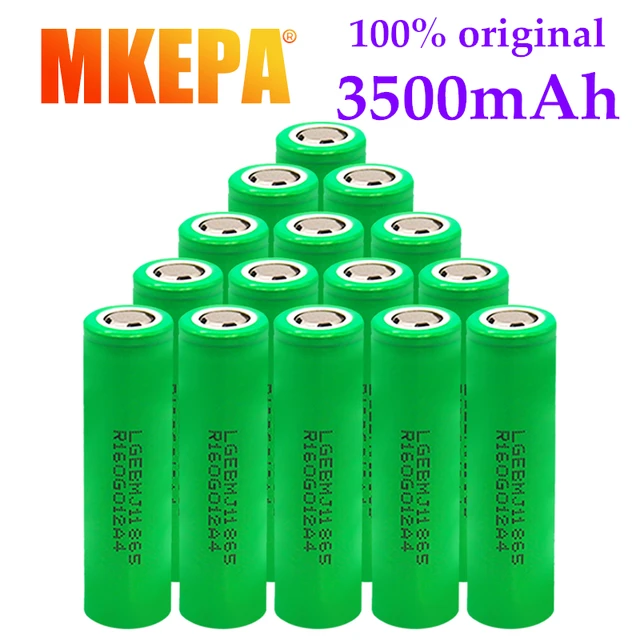 100% New Battery 3.7V 3500mAh INR18650 MJ1 18650 25A Discharge for Rechargeable  Li-ion Batteria - AliExpress