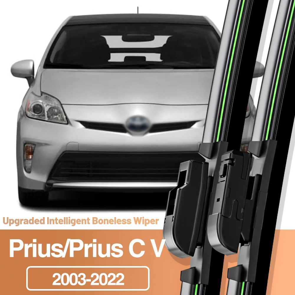 2pcsForToyotaPriusPriusCV20032022FrontWindshieldWiperBlades