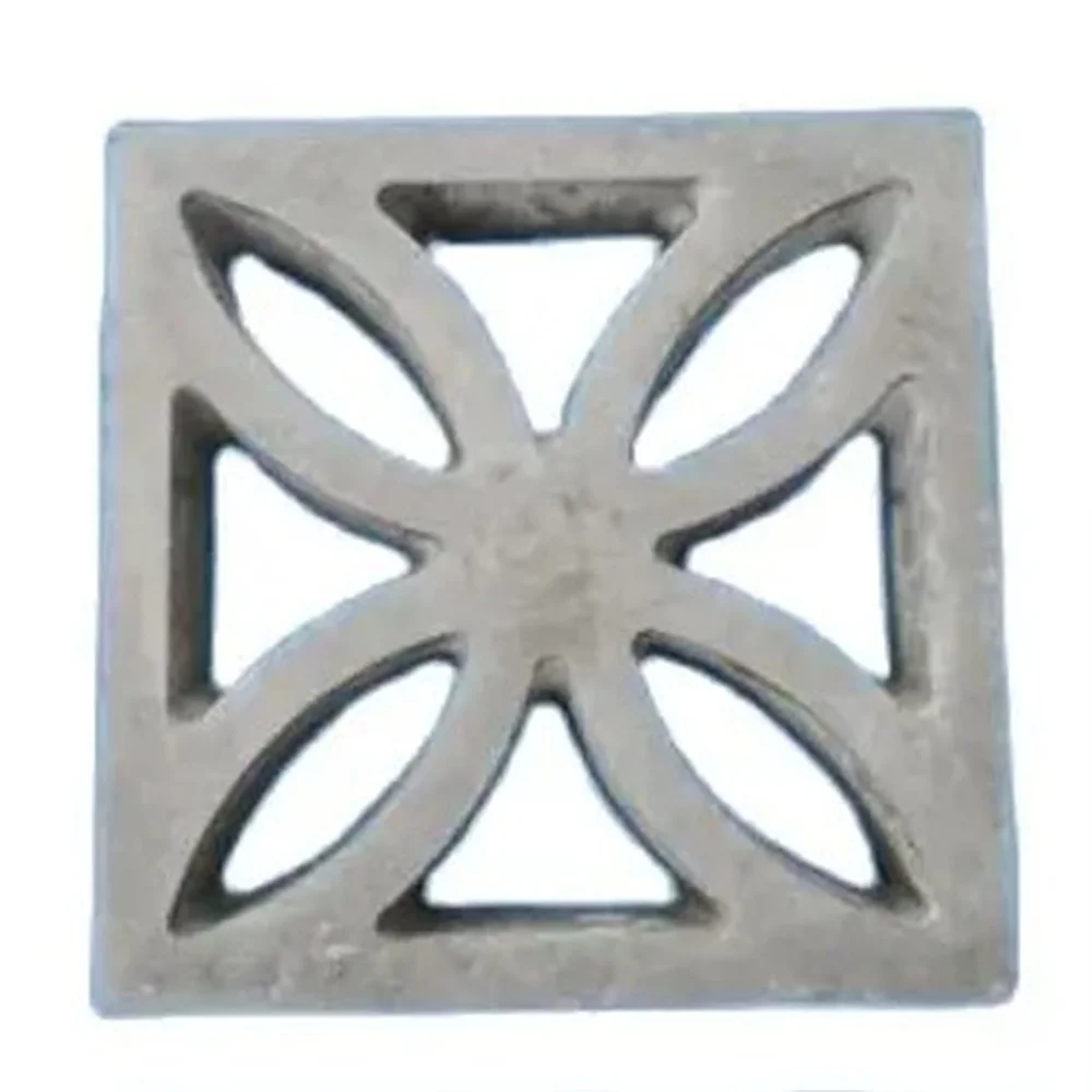 Antique Cement Flower Pane Mold Fence Wall Decoration Hollow Ventilation Flower Wall Brick Abrasive concrete molds