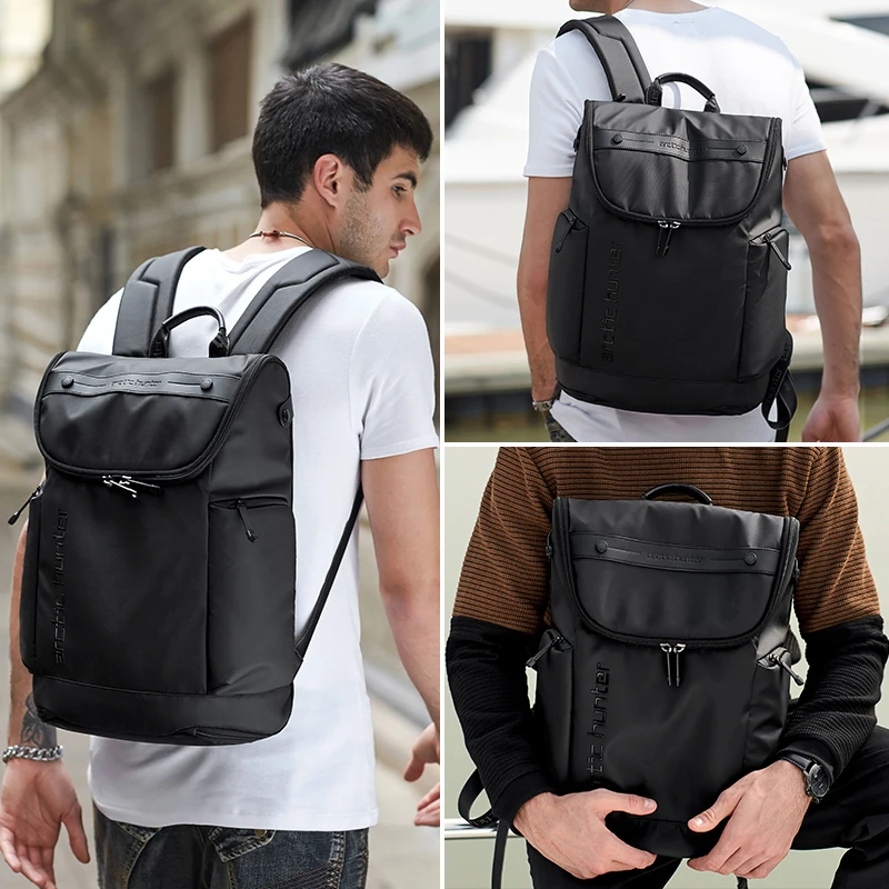 ARCTIC HUNTER Smart Backpack Anti-Theft Bag Men's Charging Bag with USB Port Mochila Para Laptop Roll Top Backpack Bag 6