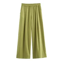 MUJER 2025 Women Pants Sets Oversize Casual Shirt Fashion Linen Set Woman Two Pieces Wide Leg Baggy Pants Suit Summer Outfit - Image 5