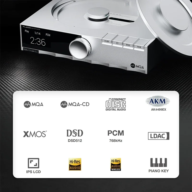 S.M.S.L PL200 CDプレーヤー リモコン付き オリジナル箱あり S.M.S.L PL200 CDプレーヤー リモコン付き オリジナル箱あり