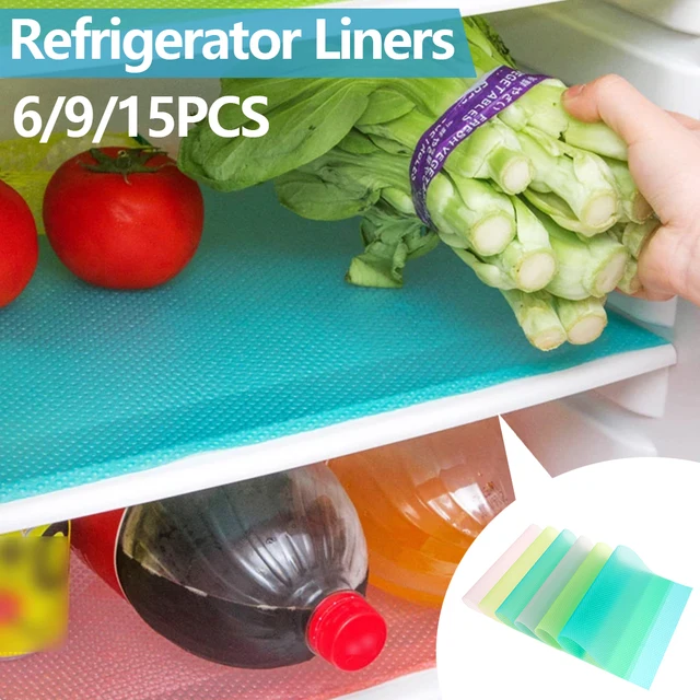 12 Tappetini Per Frigorifero Antimuffa - Lavabili, Taglia 29x45 Cm, In Materiale EVA Per Frutta E Verdura - Foto 1