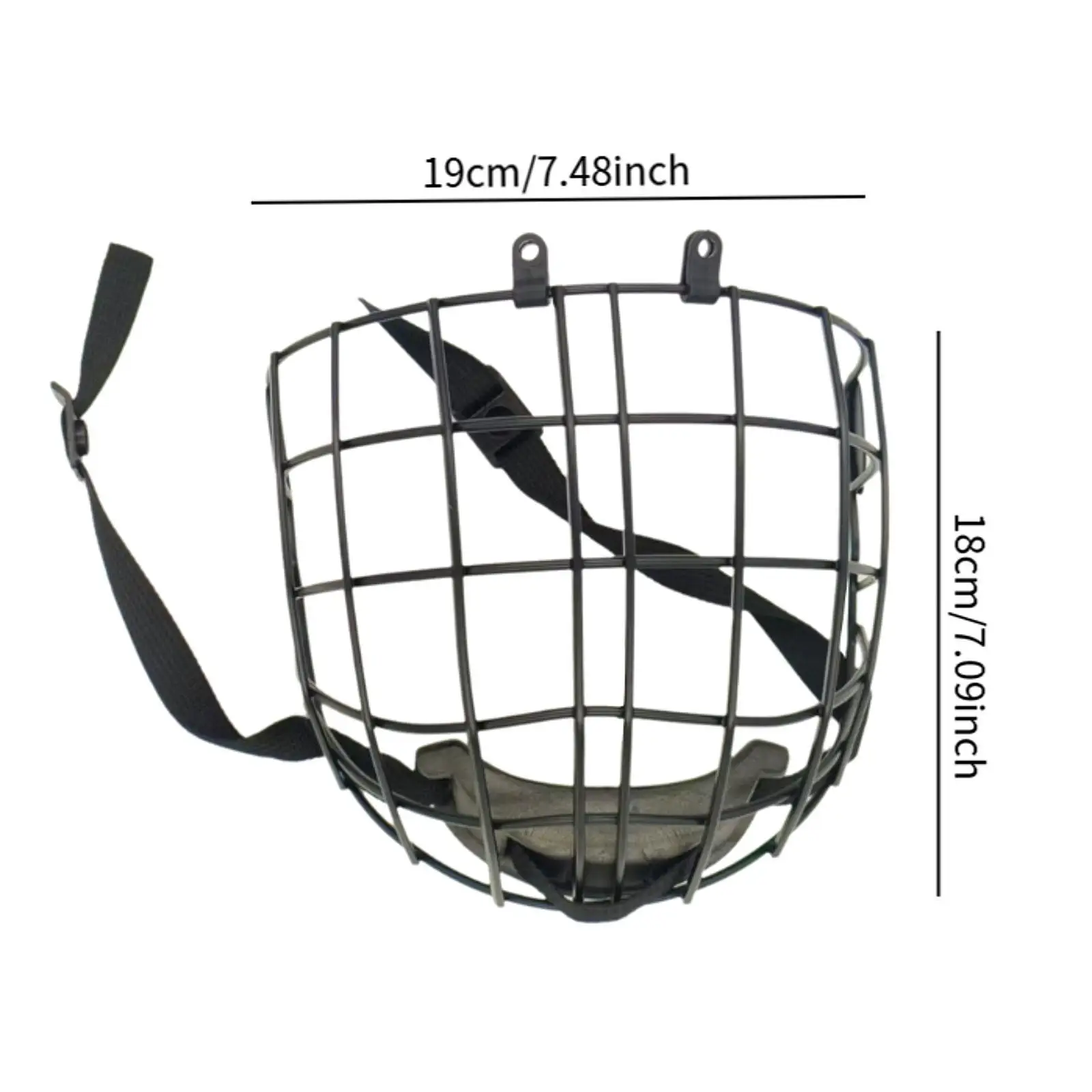 Hockey Face Guard Wire Face Shield Portable Professional Lightweight Cover Protection for Dryland Hockey Training Match