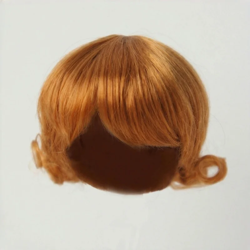 JD047 Full sizes Doll Wigs 1/12 1/8 1/6 1/4 1/3 Classical Smart Curly Synthetic Mohair BJD Hair QBaby Pullip Blythes Toy Wig