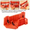 Mitre Box Wood Saw Mitre Box Saw Mitre Box Plastic Mitre Box Pruning Saw Wood Cutting Hand Saw Hardware Tool 14inch with Clamp 3