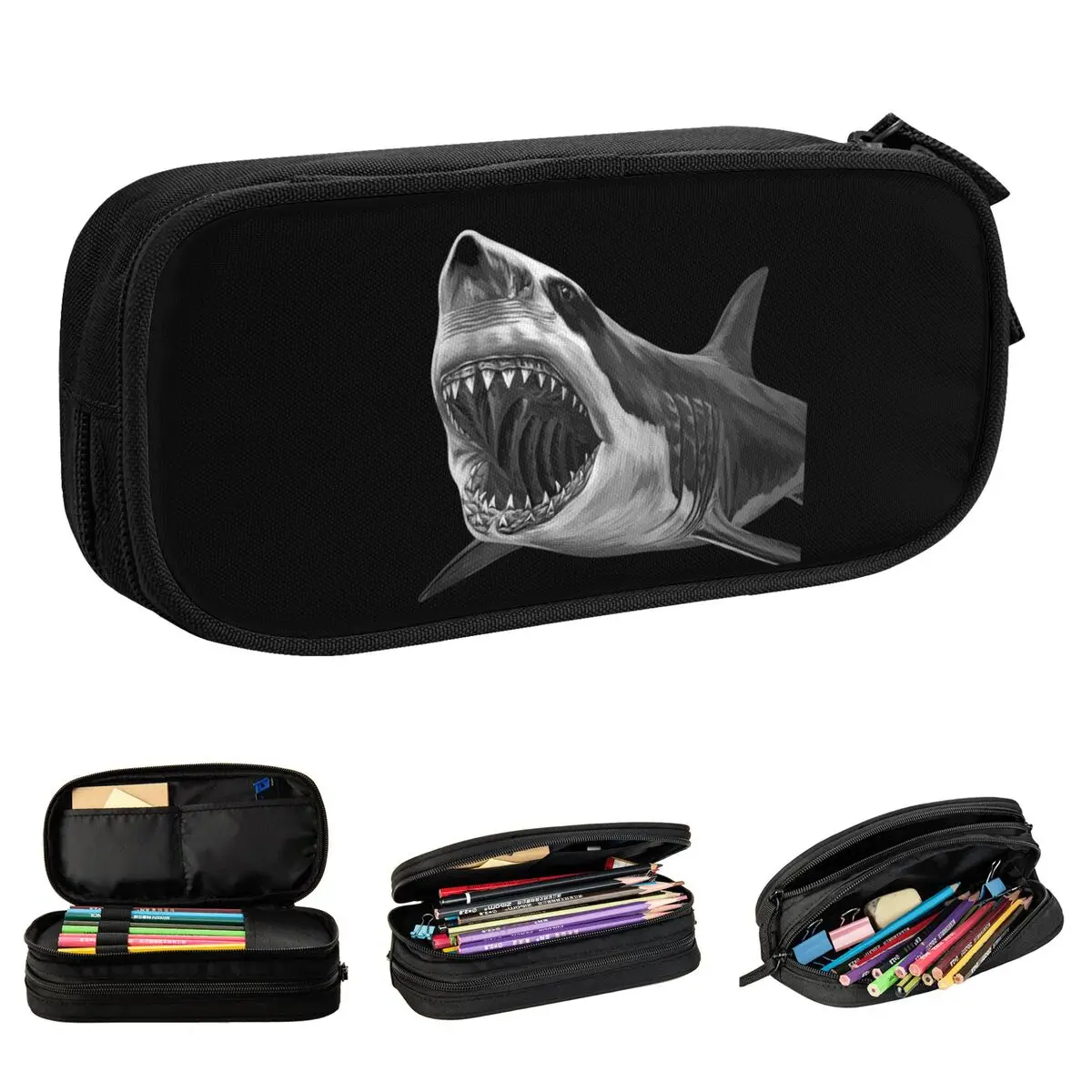 DGTSYAL Kawaii Astuccio Scuola 2 in 1 in Morbido Silicone, Portapenne da Tavolo, Chiusura con Cerniera, Penne Pastelli Pennarelli, Astuccio Portapenne Animali Dolci Gatto, per scuola, uffici