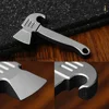 Mini titanium alloy pendant pry bar keychain pendant EDC multifunctional courier tool bottle opener 3