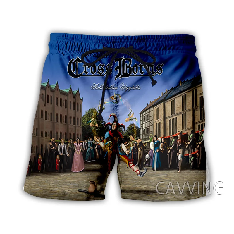 

Шорты CAVVING пляжные быстросохнущие для мужчин и женщин, повседневные короткие штаны с 3D принтом Креста, уличная одежда, лето