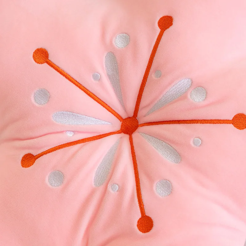 Ovely Blossom 쿠션, 부드럽고 푹신한 베개, 아늑한 낮잠용, 사진 가치있는 벚꽃 쿠션