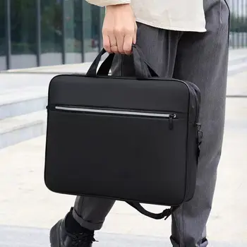 Nuova borsa per laptop da 14 pollici Borse per computer portatili in nylon con borsa a tracolla per laptop da lavoro con cerniera