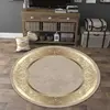 European Style Luxury round Carpet Home Decoration Living Room Non-slip Large Rugs Bedroom Cloakroom Short Velvet Floor Mats 1