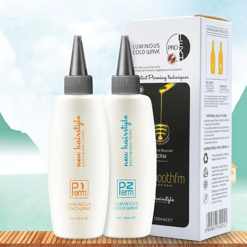 Perm Kit Voor Normaal Haar Professionele Permanent Oplossing Voor Haar Geurvrij Haar Salon Zacht Gezond Haar Permanent Voor Thuis Haar