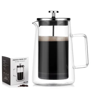 Glass French Press - Double-Layer 1
