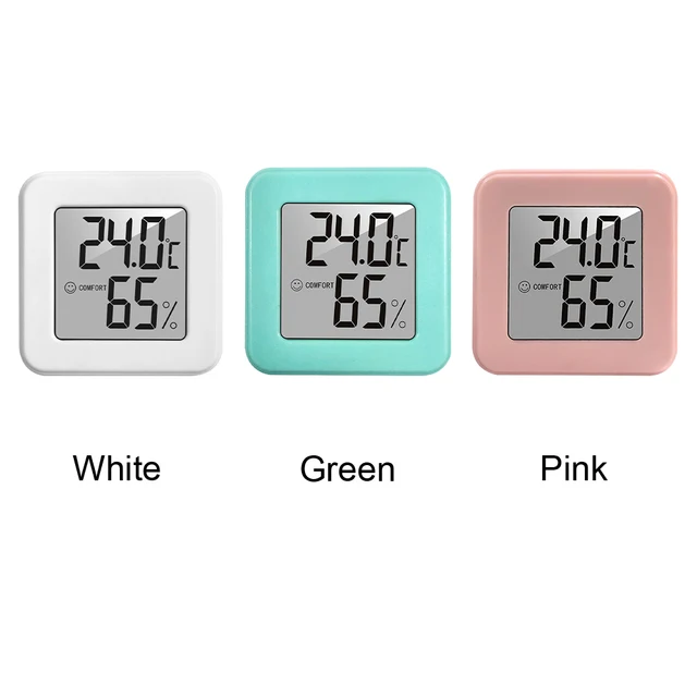 Abs Üvegházhatást Okozó Lcd Digitális Gyakorlati Akkumulátorral Működtetett Mini Hőmérő Higrométer Expressziós Kijelzővel - Image 6