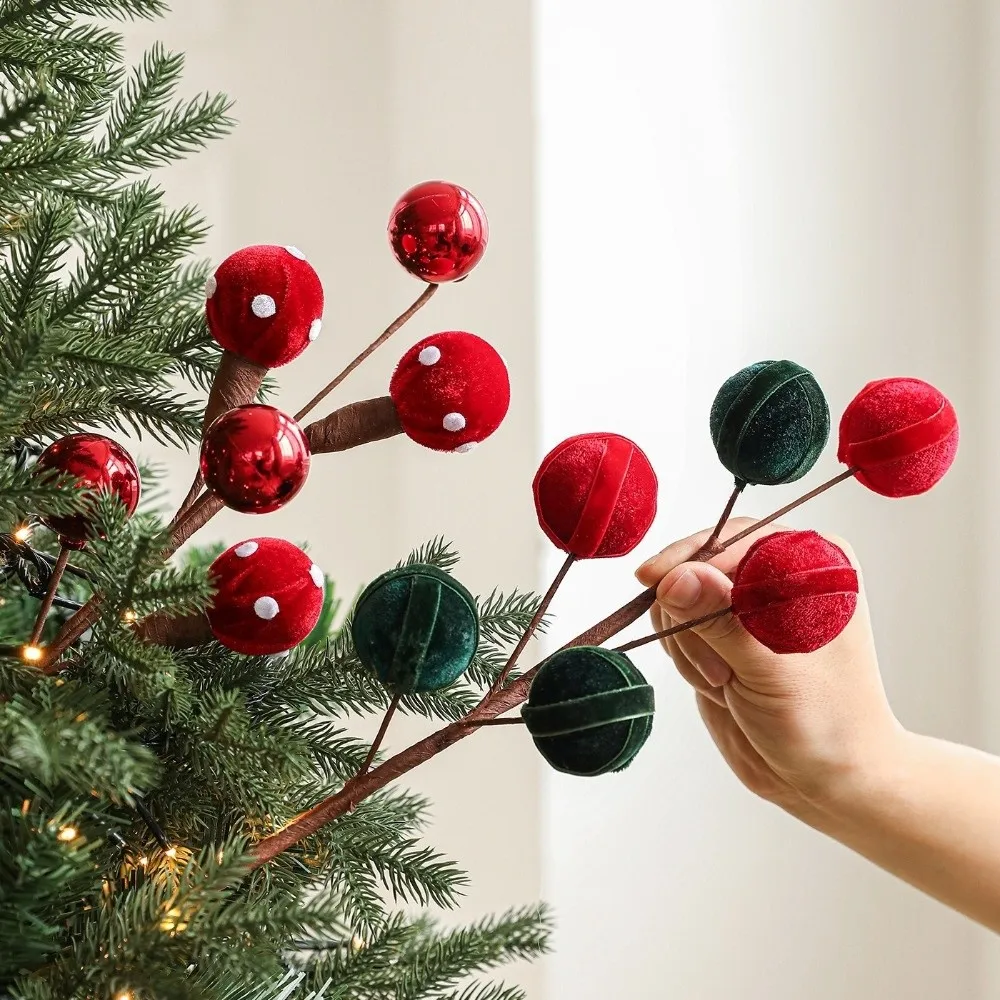 Christmas Foam Ball Decorations Cloth Event Party Supplies