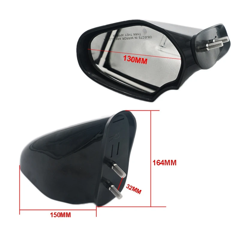 Motorboat Rearview Side Mirror for Yamaha WaveRunner Sport Deluxe Cruiser VX VXR VXS V1 1100 1800 1050 2010 -