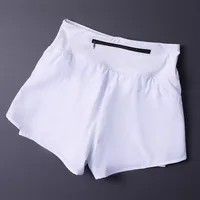 Women's 2 in 1 Shorts with Pockets - Lightweight Breathable Loose Anti-Disclosure Split Side for Yoga Running Gym - Image 3