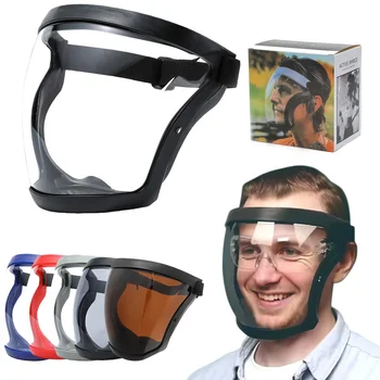 Full-Face Transparent Protective Mask 1
